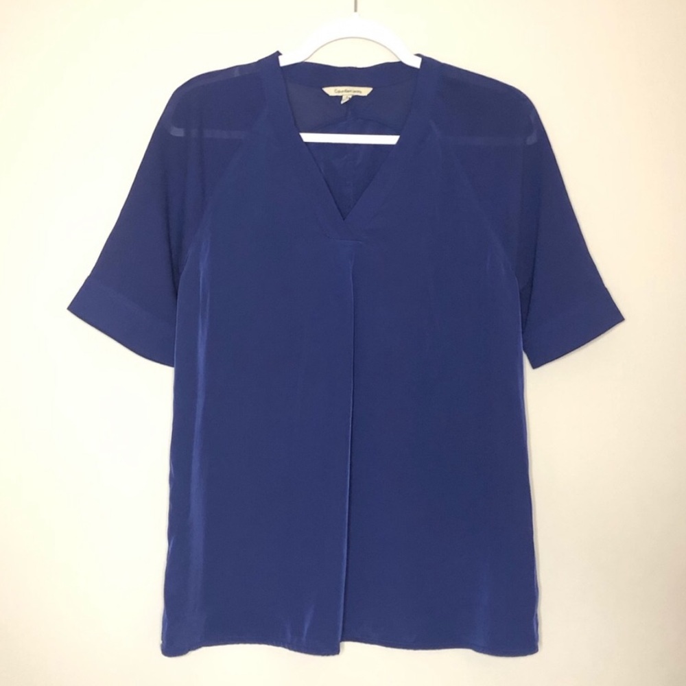 Calvin Klein Royal Blue Blouse